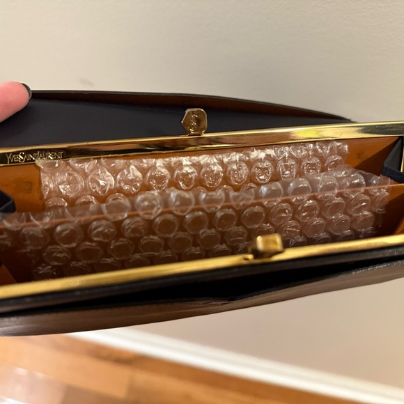 Yves Saint Laurent Black Leather Long Wallet - Picture 12 of 12